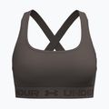 Fitness podprsenka Under Armour Crossback Mid peppercorn/kona brown