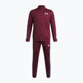 Detská tepláková súprava Under Armour Knit Track Suit vintage maroon/fresco blue/white