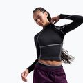 Dámske tréningové tričko longsleeve Under Armour ColdGear Elite Mock ultimate black/reflective
