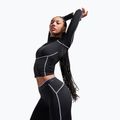 Dámske tréningové tričko longsleeve Under Armour ColdGear Elite Mock ultimate black/reflective 5