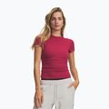 Dámske tréningové tričko Under Armour Motion Fitted SS claret/ox blood