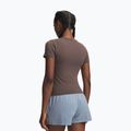 Dámske tréningové tričko Under Armour Motion Fitted SS peppercorn/white 2