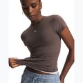Dámske tréningové tričko Under Armour Motion Fitted SS peppercorn/white 3