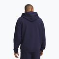 Pánska mikina Under Armour Rival Fleece Hoodie midnight navy/white 2