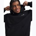 Pánska mikina Under Armour Icon Fleece Taped Hoodie ultimate black/white 3