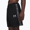 Pánske šortky Under Armour Icon Fleece Taped Shorts ultimate black/white 4