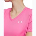 Dámske tréningové tričko Under Armour Tech SSV Solid pink frenzy/prime pink 3