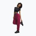 Dámske nohavice Under Armour Icon Fleece Gym Pant claret/white 2