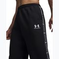 Pánske nohavice Under Armour Icon Fleece Taped Jogger ultimate black/white 4
