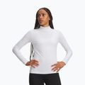 Dámske tréningové tričko longsleeve Under Armour ColdGear Mock LS white/halo gray