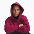Dámska mikina Under Armour Icon Fleece Hoodie claret/white 3