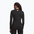 Dámske tréningové tričko longsleeve Under Armour ColdGear Crew ultimate black/white 2