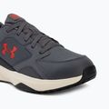 Pánske tréningové topánky Under Armour Charged Edge castlerock/winter white/anthem red 7