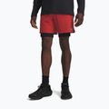 Pánske bežecké šortky Under Armour Velociti Pro 2IN1 Shorts heritage red/reflective