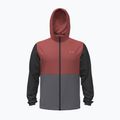 Pánska bežecká bunda Under Armour Velociti Hooded Jacket ultimate black/heritage red/reflective