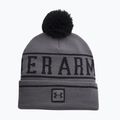 Pánska zimná čiapka Under Armour Halftime Pom Beanie castlerock/black/black