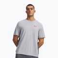 Pánske tréningové tričko Under Armour Tech Utility SS mod gray/racer red