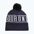 Pánska zimná čiapka Under Armour Halftime Pom Beanie midnight navy/white/white 2