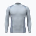 Pánske tréningové tričko longsleeve Under Armour Coldgear Elite Comp Mock blue fog/blue wind/reflective