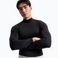Pánske tréningové tričko longsleeve Under Armour Coldgear Elite Comp Mock ultimate black/ultimate black/reflective