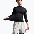 Pánske tréningové tričko longsleeve Under Armour Coldgear Elite Comp Mock ultimate black/ultimate black/reflective 4