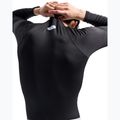 Pánske tréningové tričko longsleeve Under Armour Coldgear Elite Comp Mock ultimate black/ultimate black/reflective 5