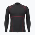 Pánske tréningové tričko longsleeve Under Armour Coldgear Elite Comp Mock ultimate black/red/reflective