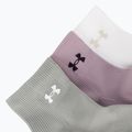 Dámske ponožky Under Armour Vanish 3 Pack mauve pink/titanium/purple echo 5