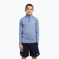 Detská mikina New Balance Athletics Quarter Zip Funnel blue gemstone