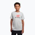 Detské tričko New Balance Jersey Stacked Logo Tee athletic grey heather