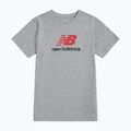 Detské tričko New Balance Jersey Stacked Logo Tee athletic grey heather 6