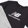 Detská súprava New Balance Stacked Logo Tee & FT Short nb caviar 10