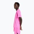 Pánske tričko New Balance Athletics Run pink heat heather 4