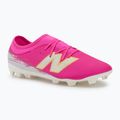Detské kopačky New Balance Furon Team V8 FG pink heat/sea salt/gold metallic