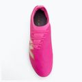 Buty piłkarskie New Balance Furon Elite V8 FG pink heat/sea salt/gold metallic 5