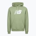 Pánska mikina New Balance Core Brushed Hoodie oregano 6
