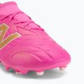 Detské kopačky New Balance Tekela Team V5 pink heat/metallic gold/pink satin 7