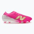 Futbalové kopačky New Balance Furon Pro V8 FG pink heat/sea salt/gold metallic 2