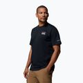 Pánske trekkingové tričko Columbia Explorers Canyon Back black/peaks and waves 4
