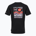 Pánske trekkingové tričko Columbia Explorers Canyon Back black/peaks and waves 2