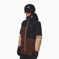Pánska snowboardová bunda Columbia Coreshot tobacco/black/canoe 4