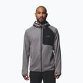 Pánska mikina Columbia Triple Canyon Grid Fleece Hooded Full Zip II city grey/black