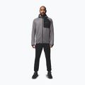 Pánska mikina Columbia Triple Canyon Grid Fleece Hooded Full Zip II city grey/black 2