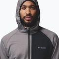 Pánska mikina Columbia Triple Canyon Grid Fleece Hooded Full Zip II city grey/black 6