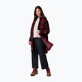 Dámska košeľa Columbia Wildbest Venture Long Fleece Coat mountain red blurred ombre 2