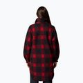 Dámska košeľa Columbia Wildbest Venture Long Fleece Coat mountain red blurred ombre 3