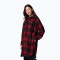 Dámska košeľa Columbia Wildbest Venture Long Fleece Coat mountain red blurred ombre 4