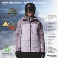 Dámska lyžiarska bunda Columbia Highland Summit III Insulated lavender pearl/shale purple 13