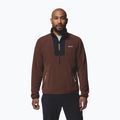 Pánska mikina Columbia Sequoia Grove Half Zip Fleece tobacco/black