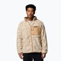 Pánska fleecová mikina Columbia Winter Pass Reversible canoe/dark stone/peaked tonal